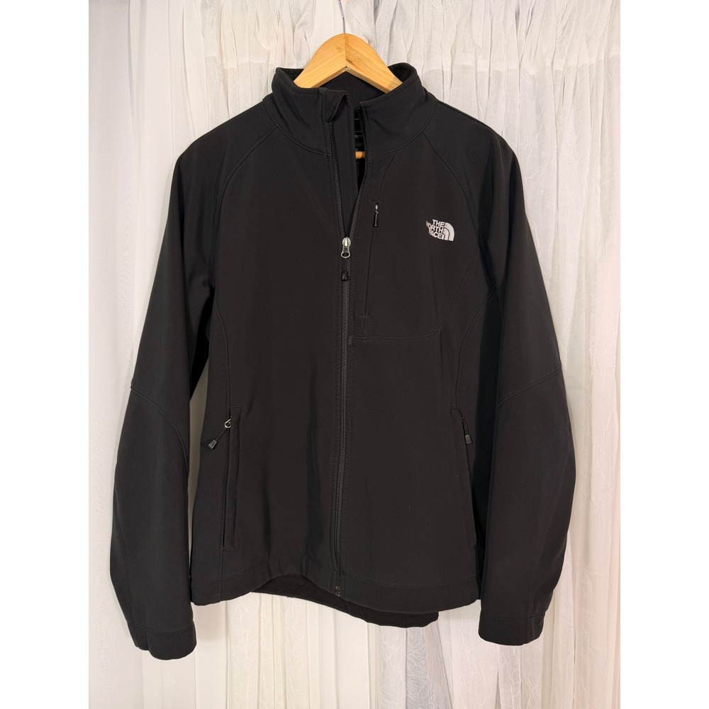 The North Face Apex Bionic Women Black Softshell Jacket AMVX T183 L